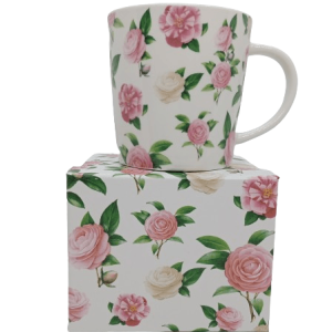 mug les camélias roses