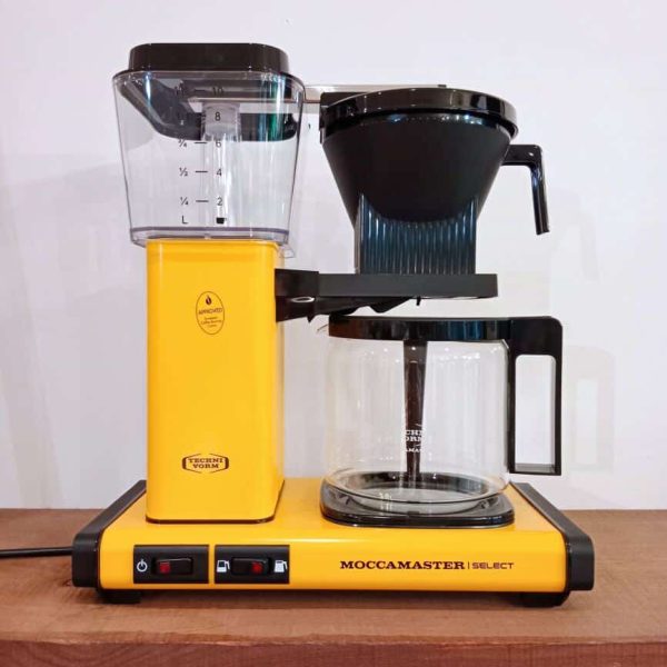 cafetiere moccamaster filtre jaune